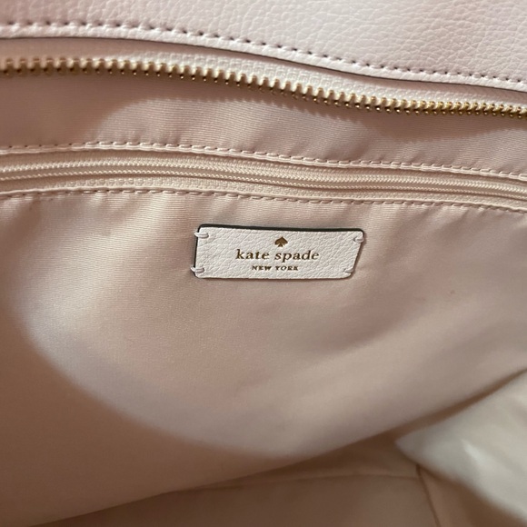 β¨HPβ¨ Kate Spade Ash Straw Lemon Zest Tote Large NWOT - Picture 11 of 14